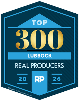 Top 300 Lubbock Real Producers 2026